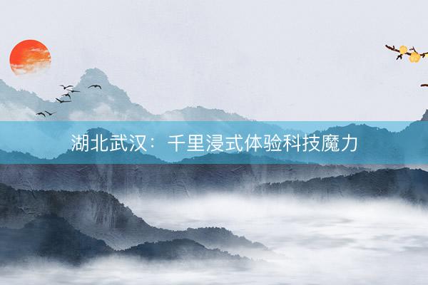 湖北武汉：千里浸式体验科技魔力