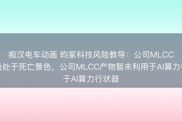痴汉电车动画 昀冢科技风险教导：公司MLCC业务尚处于死亡景色，公司MLCC产物暂未利用于AI算力行状器