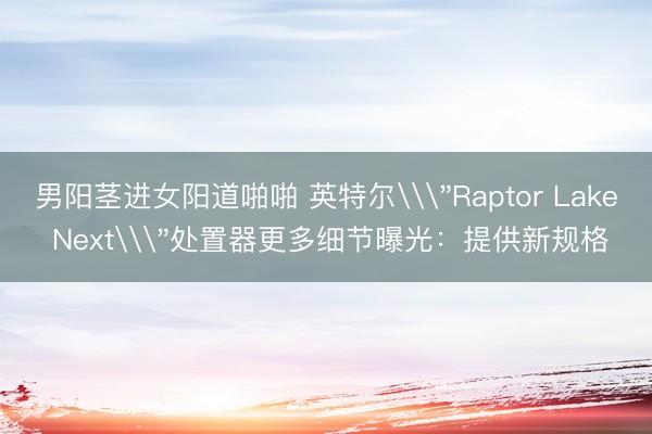 男阳茎进女阳道啪啪 英特尔\
